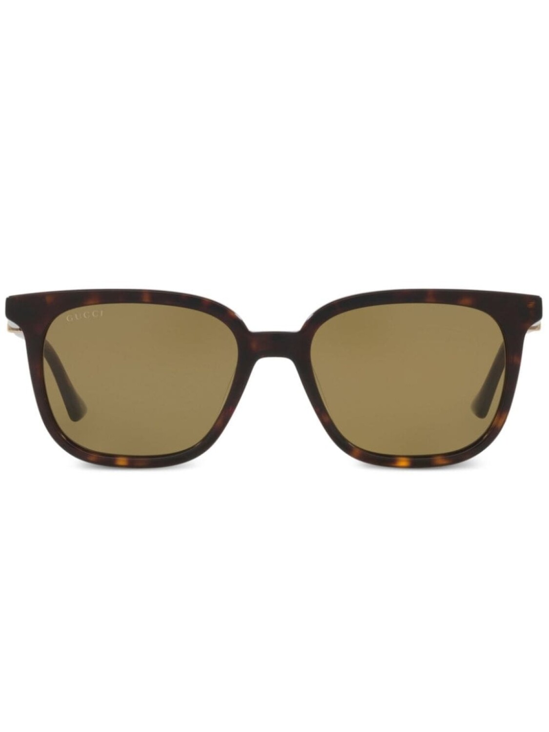 

Gucci Eyewear солнцезащитные очки в квадратной оправе, коричневый