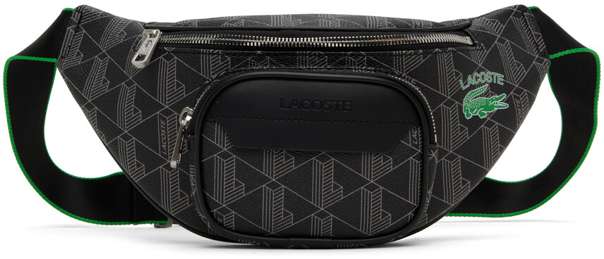 

Черная поясная сумка с принтом The Blend Monogram Lacoste