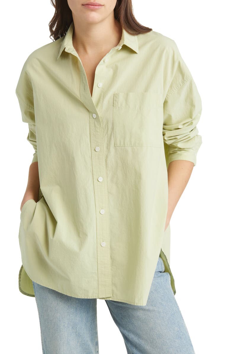

Рубашка на пуговицах из поплина Signature Oversize MADEWELL
