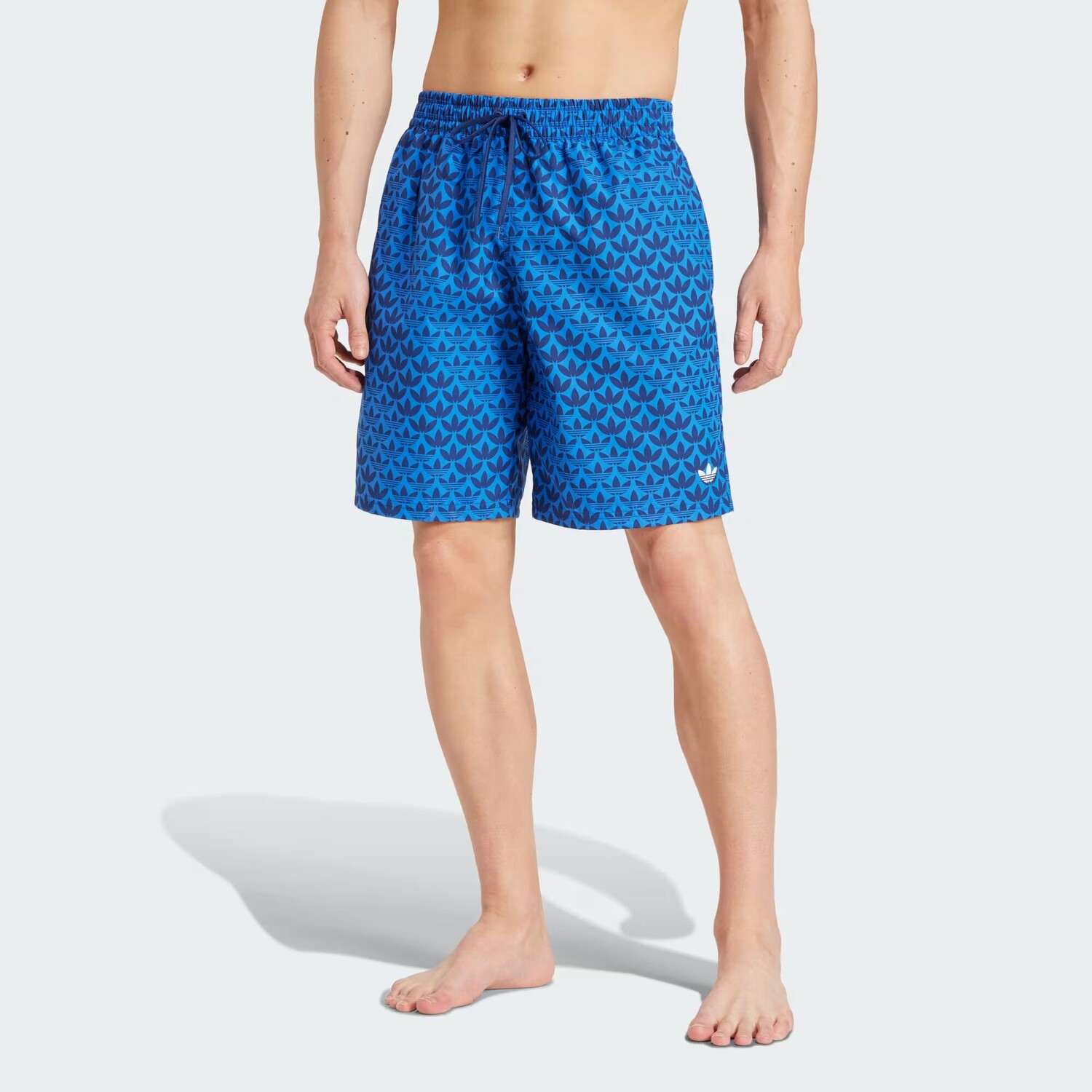 

Плавки-шорты с монограммой Adidas, цвет Dark Blue/Blue