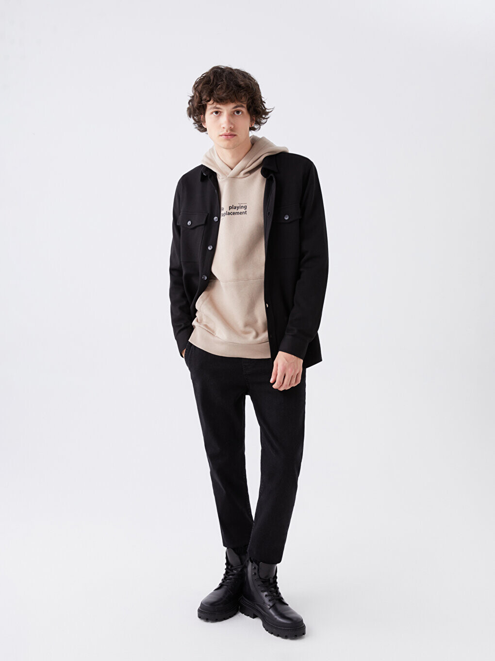 

Мужские джинсовые брюки 780 Jogger LCW Casual, черное родео, Черный