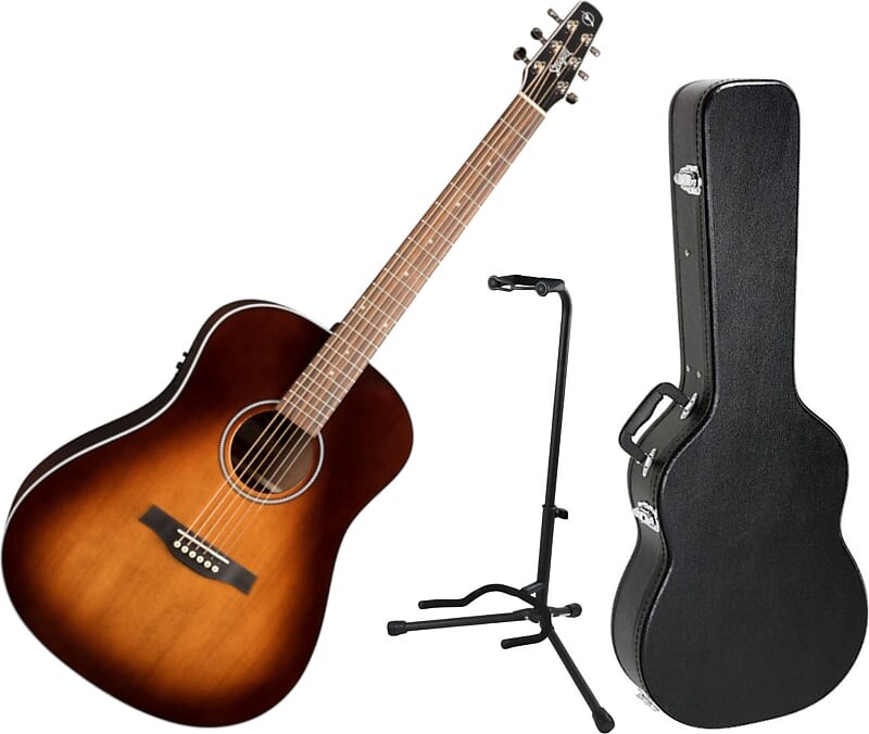

Акустическая гитара Seagull Maritime SWS Mahogany Burnt Umber GT A/E Guitar Bundle, Burnt Umber