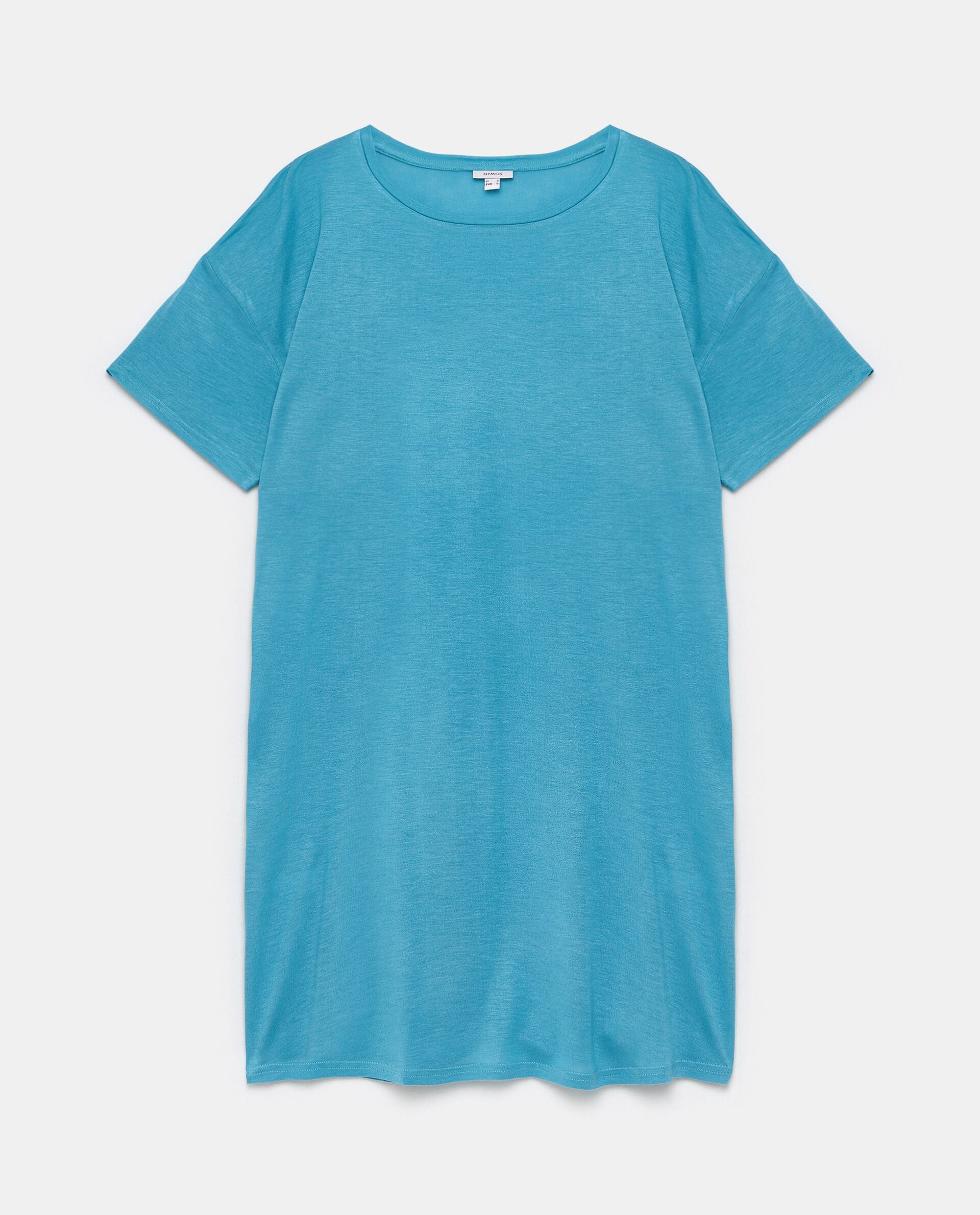 Женская однотонная ночная рубашка Nymos, сине-зеленый