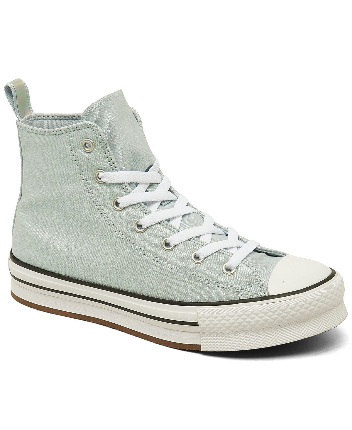 

Переливающиеся высокие повседневные кроссовки Chuck Taylor All Star из EVA на платформе для больших девочек от Finish Line Converse