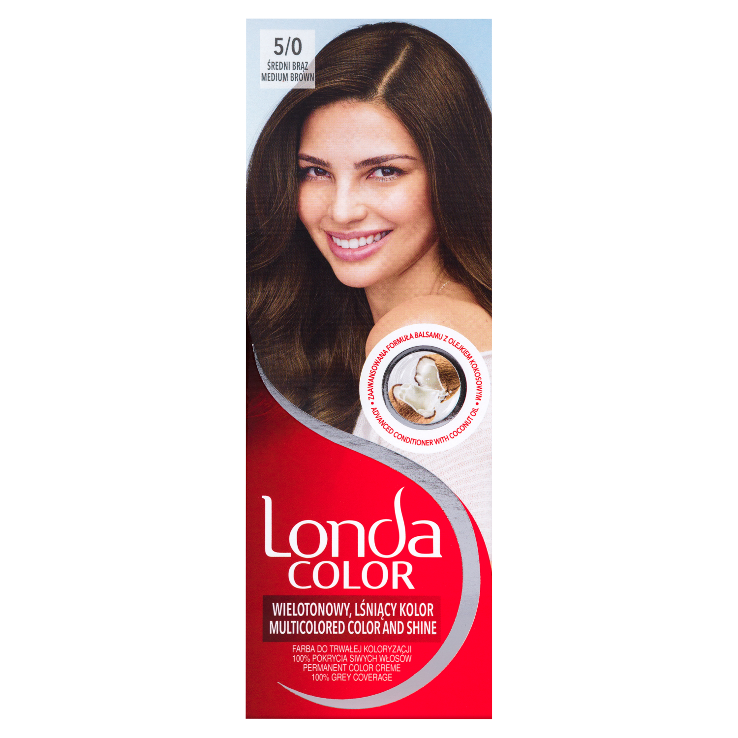 Краска для волос 5/0 коричневая Londa Color, 1 упаковка