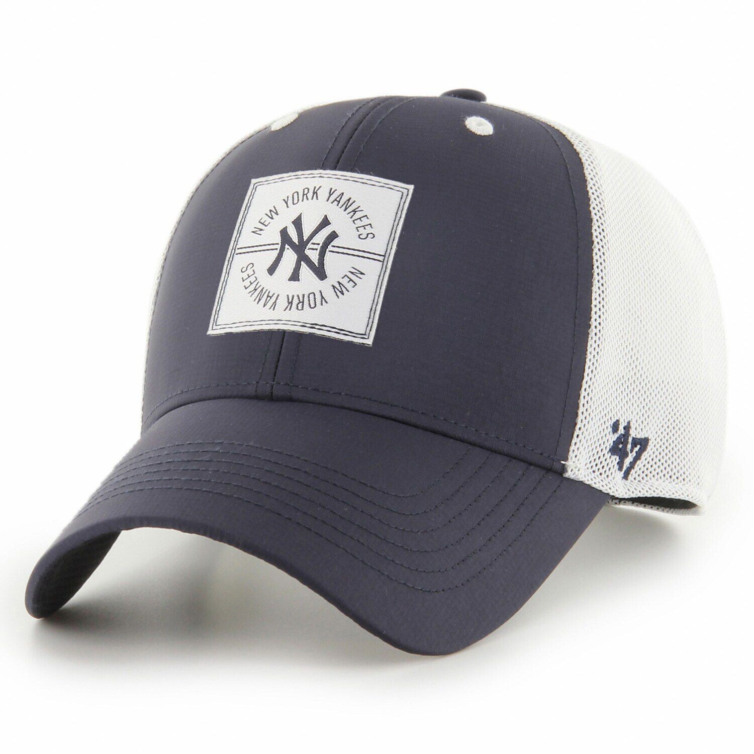 

Мужская темно-синяя регулируемая кепка New York Yankees Disburse MVP Trucker '47