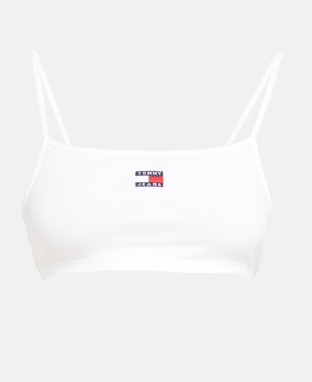

Укороченный топ Tommy Hilfiger, белый