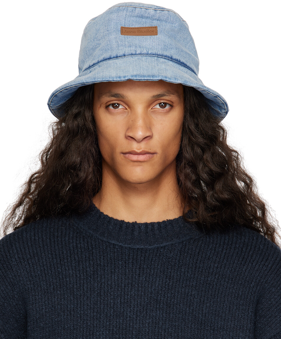 

Синяя джинсовая панама с мягкой подкладкой, легкая Acne Studios