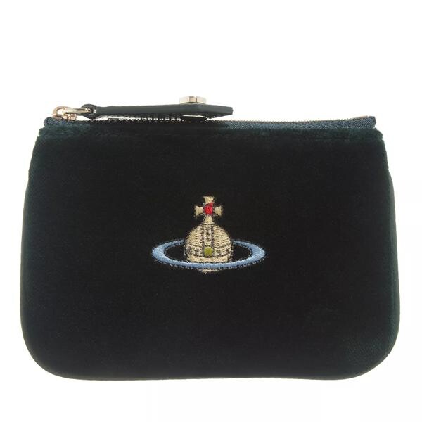 

Кошелек embroidered orb coin purse Vivienne Westwood, зеленый