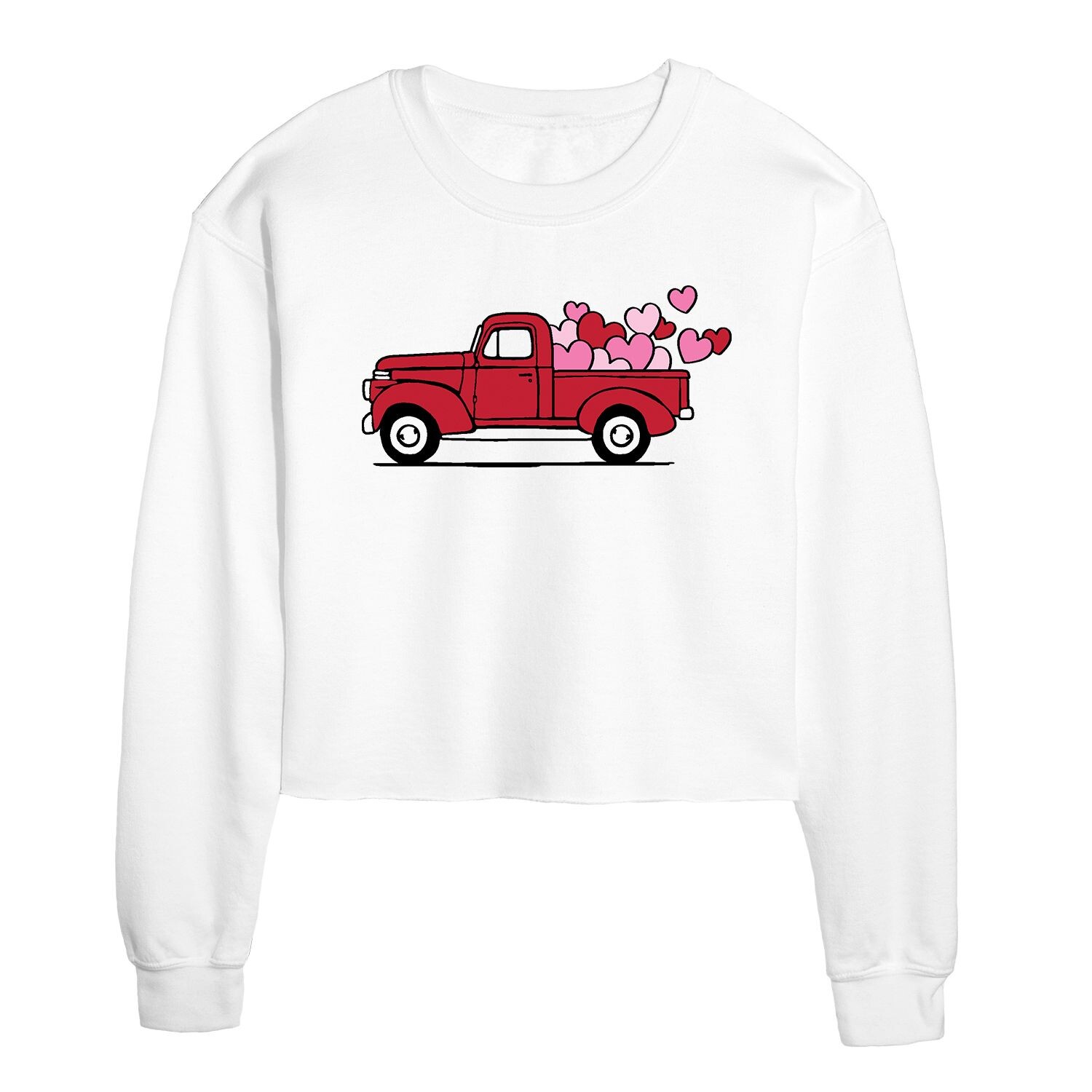 

Укороченный свитшот для юниоров Valentine's Truck Licensed Character
