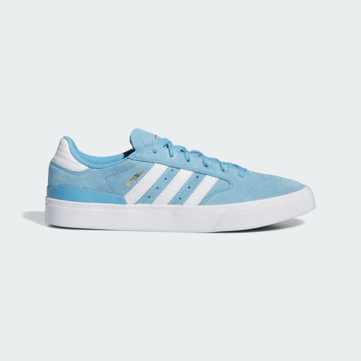 

Кроссовки Busenitz Vulc II Adidas, цвет Sky Blue/Cloud White/Gold Metallic