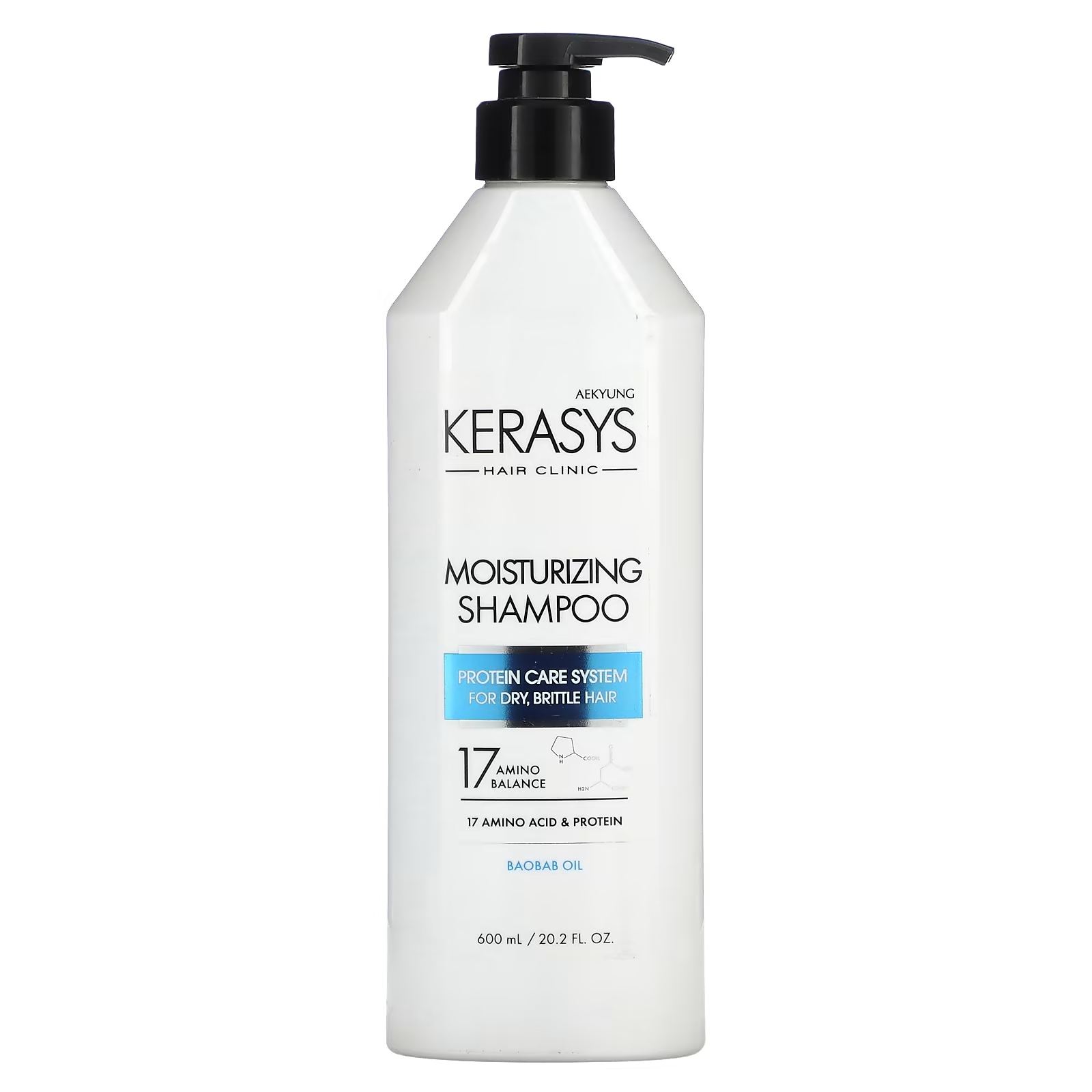 Шампунь Kerasys увлажняющий для сухих и ломких волос, 600 мл kerasys увлажняющий набор шампунь и кондиционер для сухих и ломких волос moisturizing