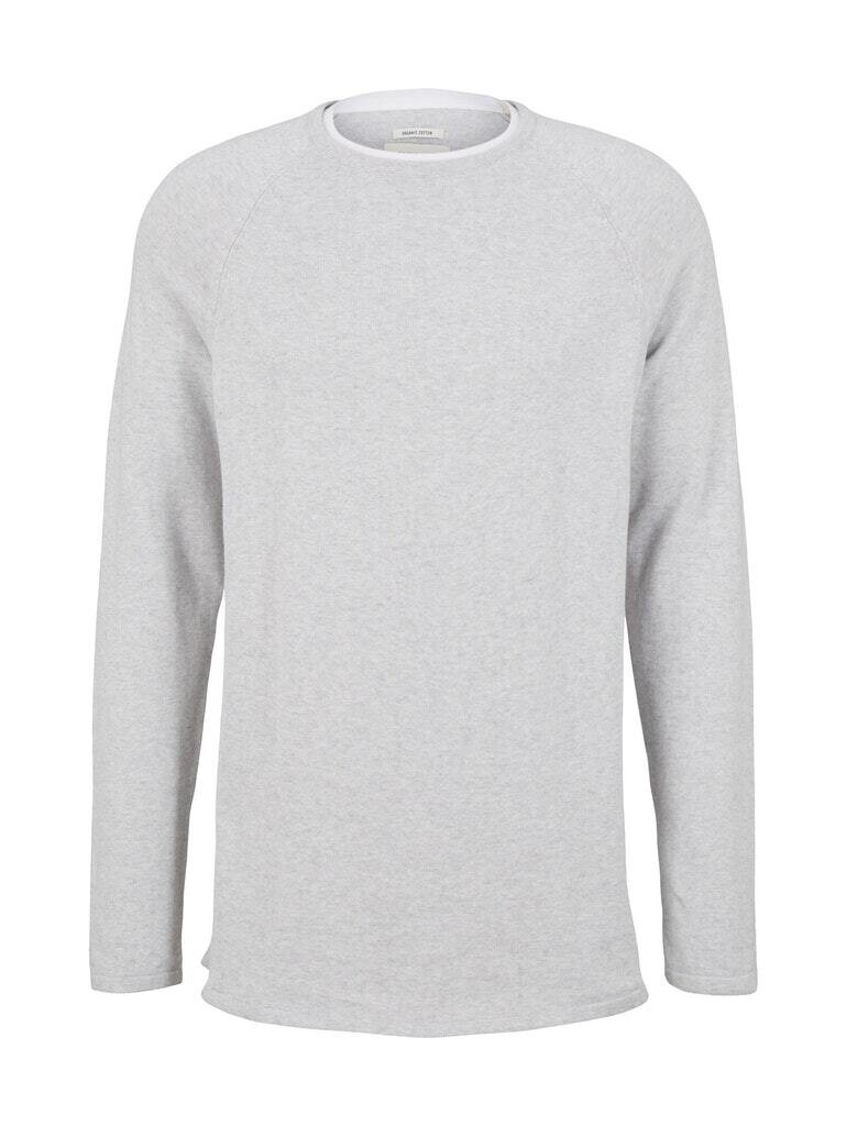 

Пуловер TOM TAILOR Denim, цвет light stone grey melange
