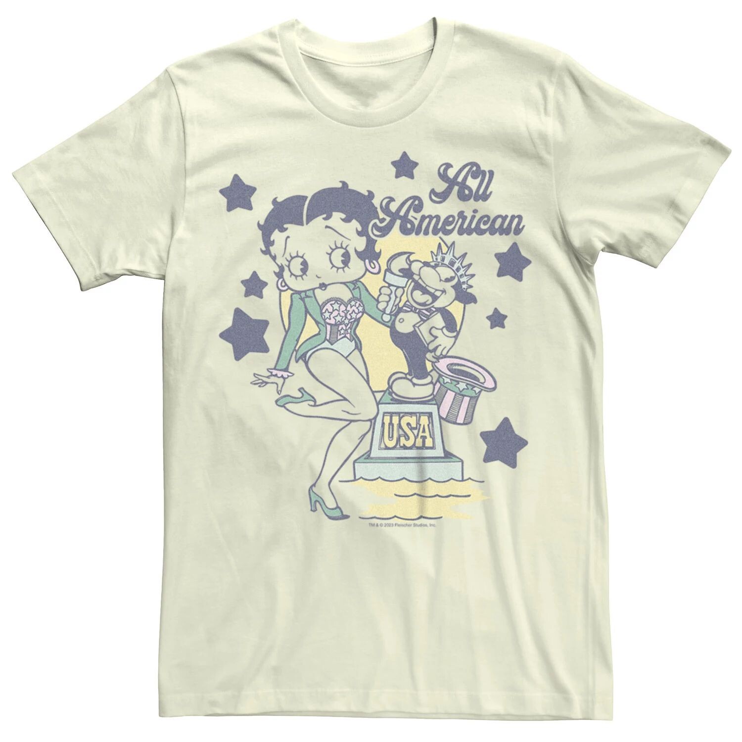 

Детская футболка с рисунком Betty Boop All American Girl Boyfriend Licensed Character