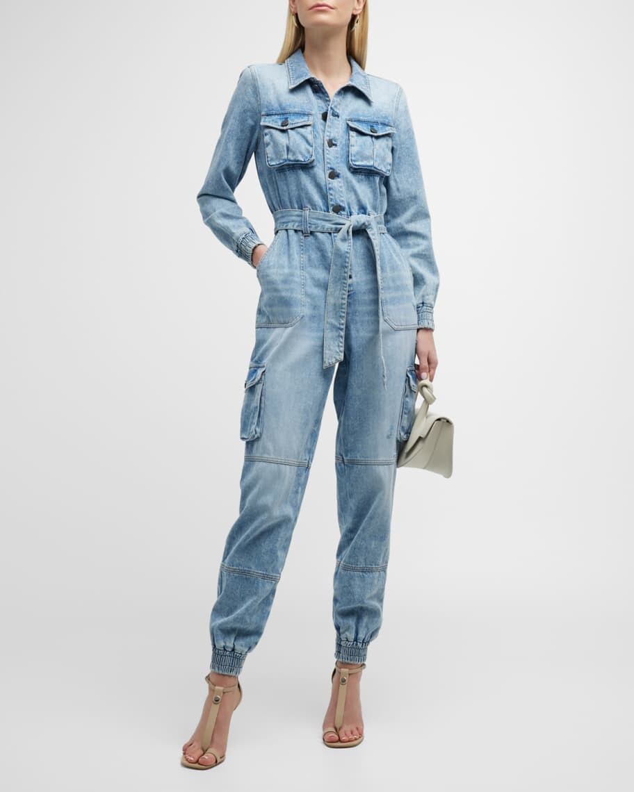 

Комбинезон Etha Chambray Alice + Olivia