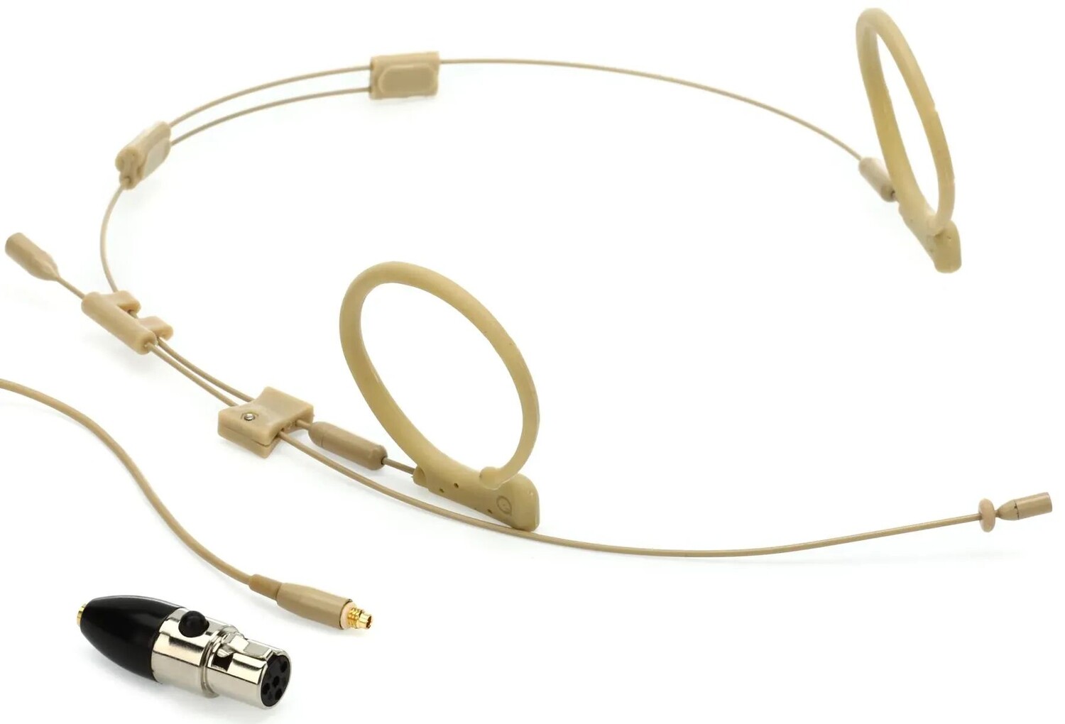 

Всенаправленный микрофон-гарнитура Que Audio QA22 BE с адаптером SHL для беспроводной связи Shure — бежевый