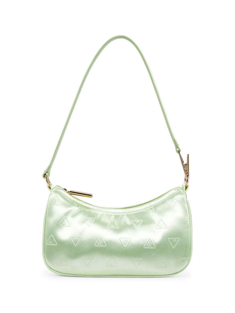 Сумка через плечо с логотипом Edie Parker, цвет Mint Green сумка с мишурой и верхней ручкой edie parker цвет sky