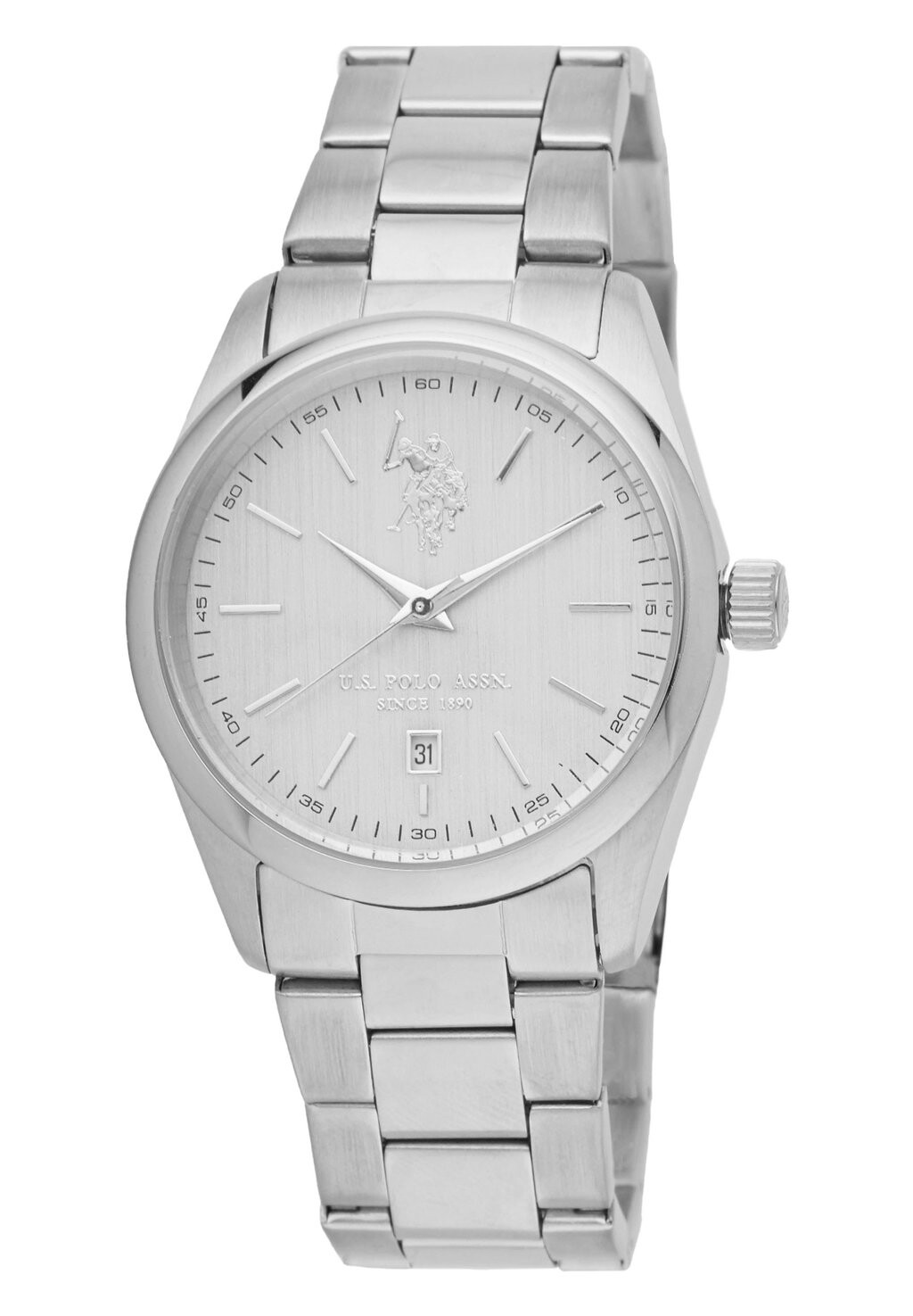

Часы Aaron Band U.S. Polo Assn., цвет silver-coloured
