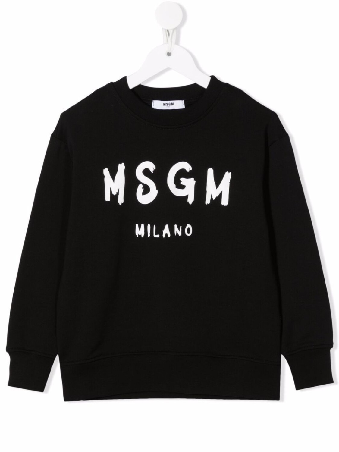 

MSGM Kids толстовка с логотипом, черный