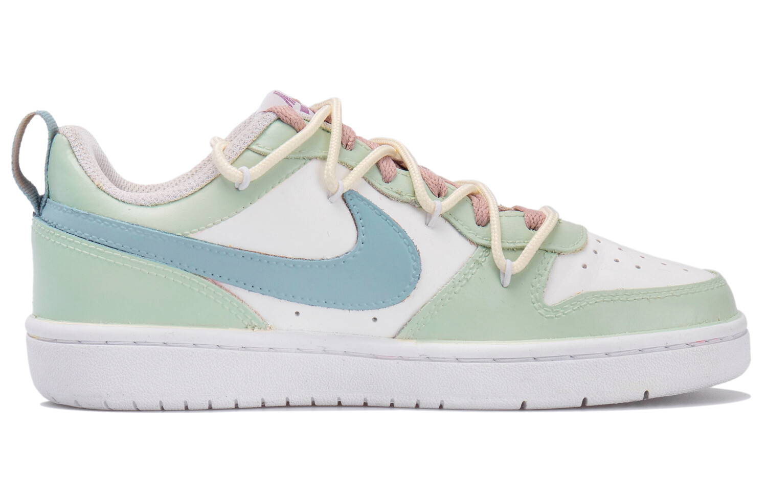 

Кроссовки Nike Court Borough Skateboarding Shoes Women's Low-top White/Blue, белый/синий