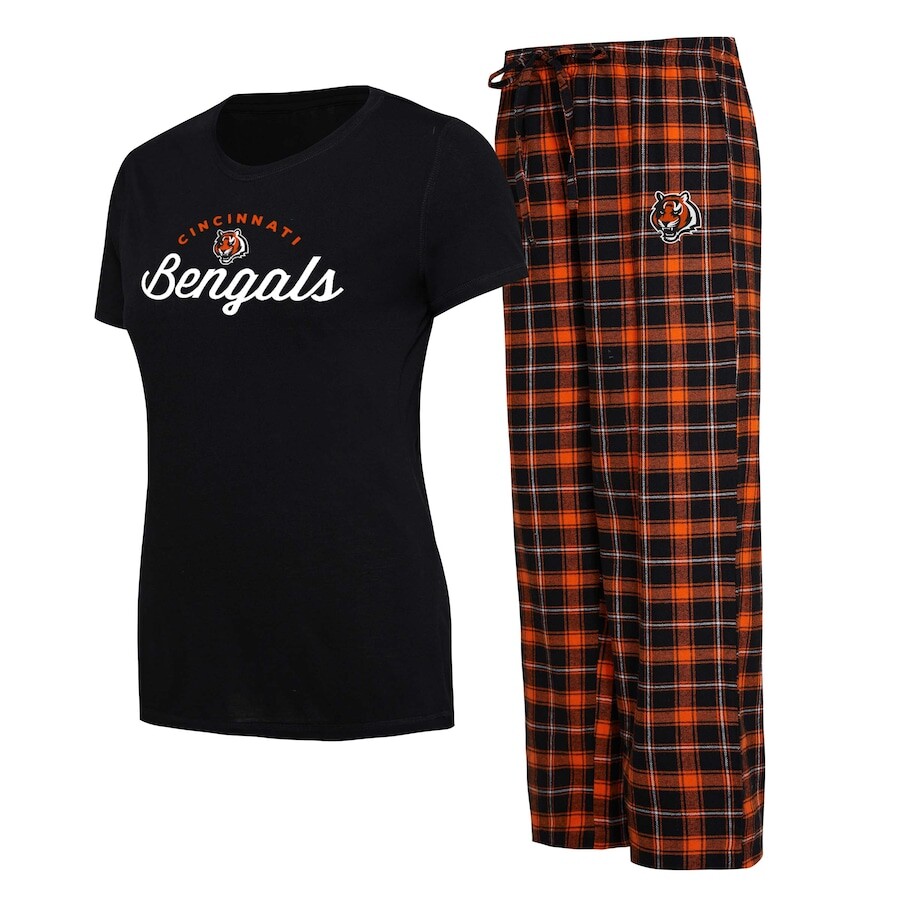 

Пижамный комплект Concepts Sport Cincinnati Bengals, черный