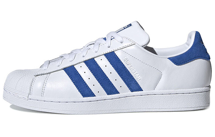 

Кроссовки унисекс для скейтбординга Adidas Originals Superstar белый/синий