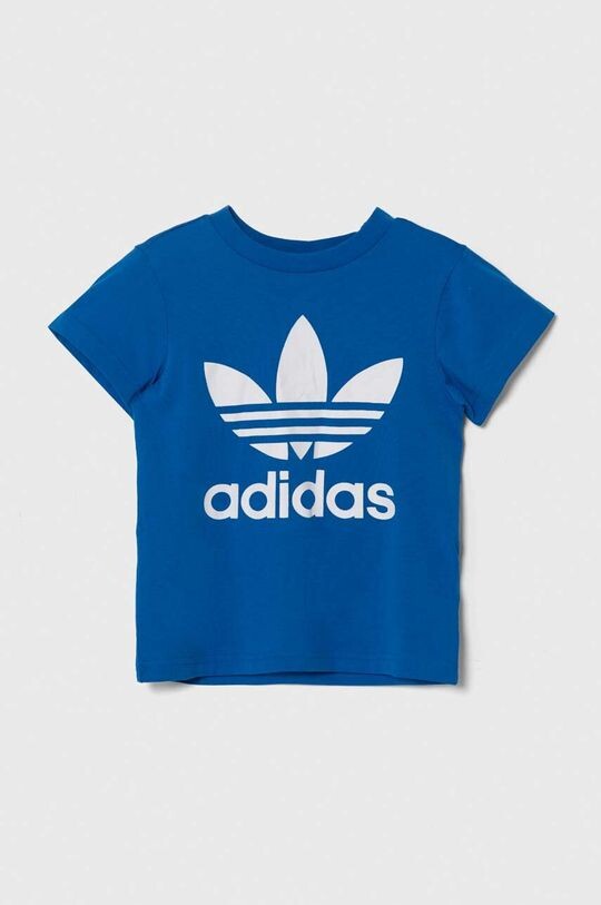 

adidas Originals Детская хлопковая футболка TREFOIL, синий