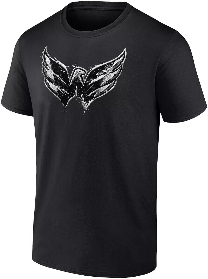 

Черная футболка НХЛ Washington Capitals Iced Out