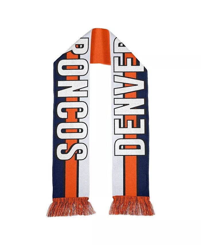 

Женский шарф в полоску Denver Broncos Wear By Erin Andrews, белый