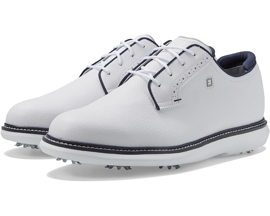 Кроссовки FootJoy Traditions Blucher Golf Shoes, белый