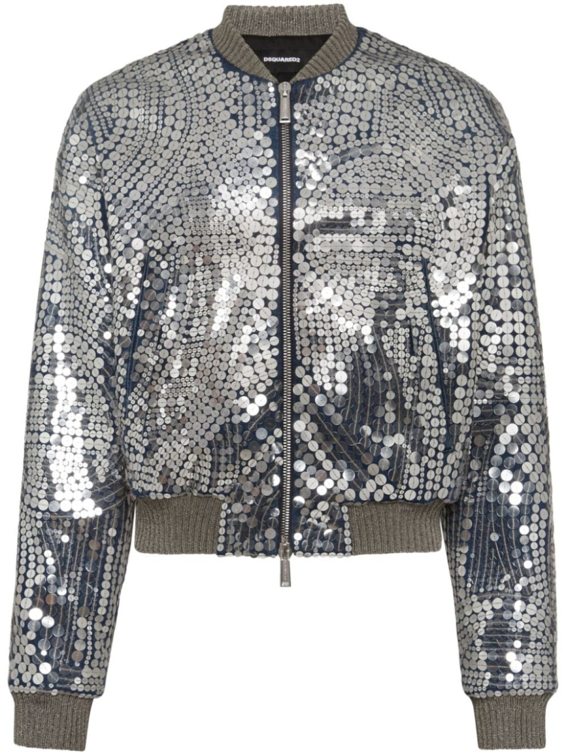 

DSQUARED2 бомбер с пайетками, синий