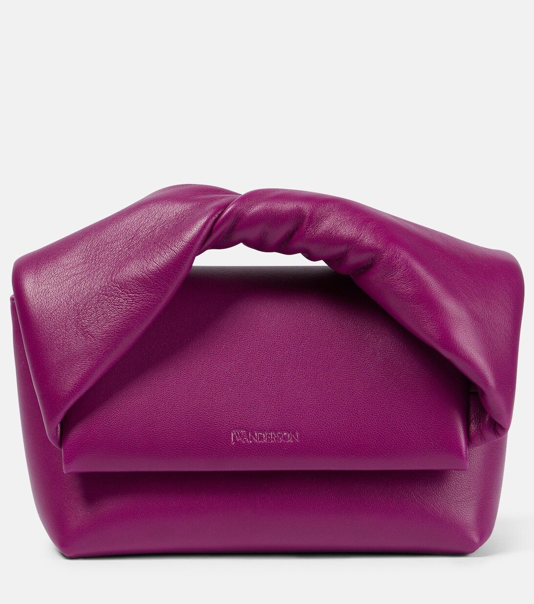 

Сумка через плечо Twister Midi из кожи JW Anderson, фиолетовый