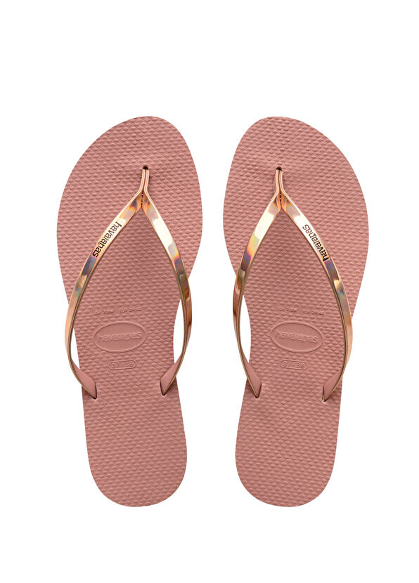 

Женские пляжные тапочки you металлик розового цвета Havaianas