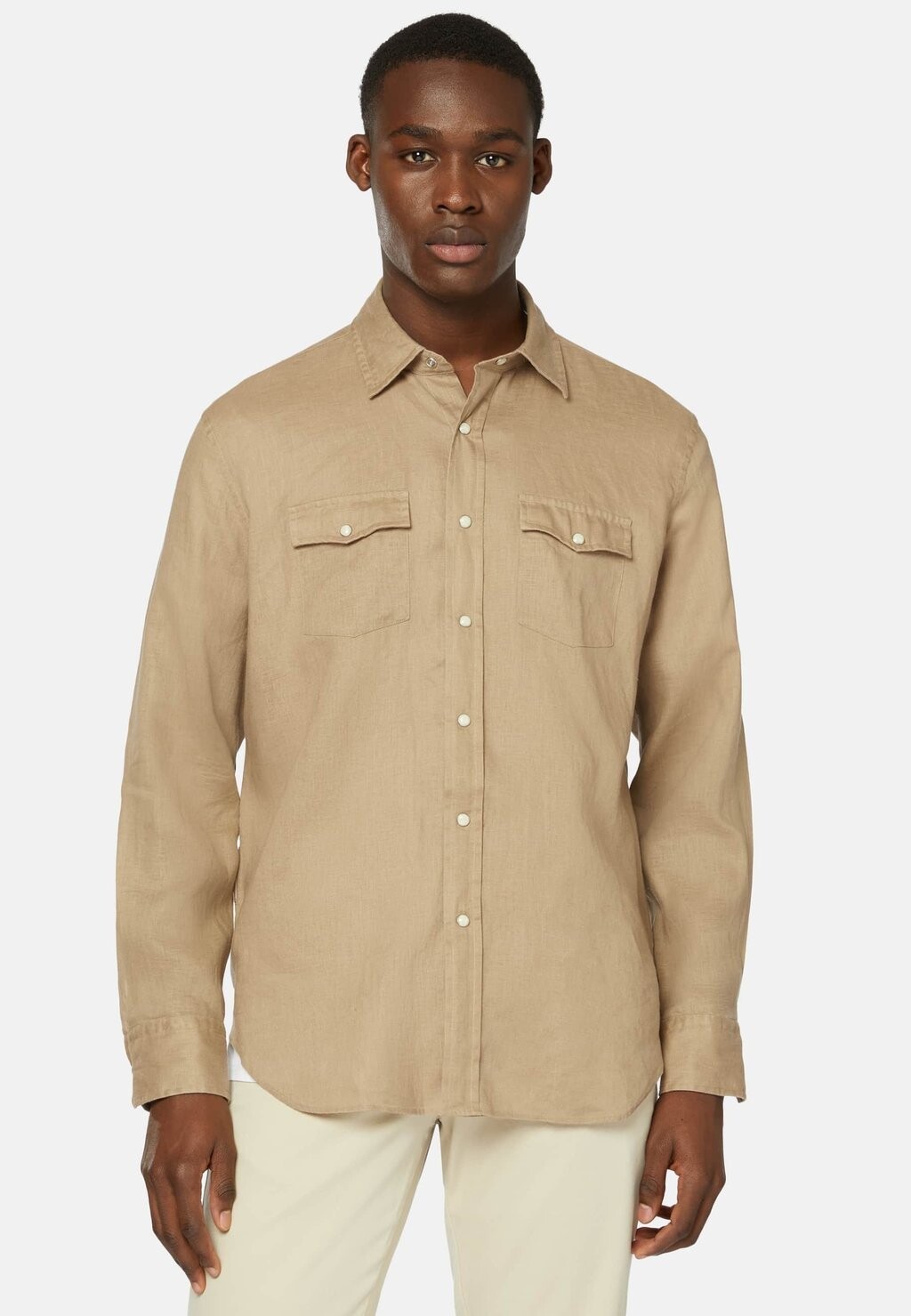 

Рубашка REGULAR FIT Boggi Milano, цвет beige