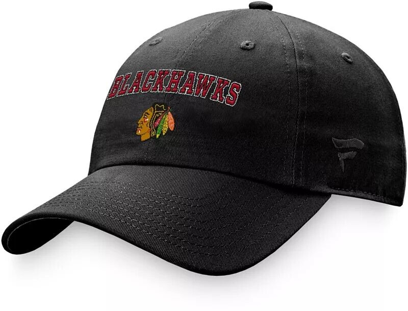 

Черная женская кепка НХЛ Chicago Blackhawks с надписью Dad Dad