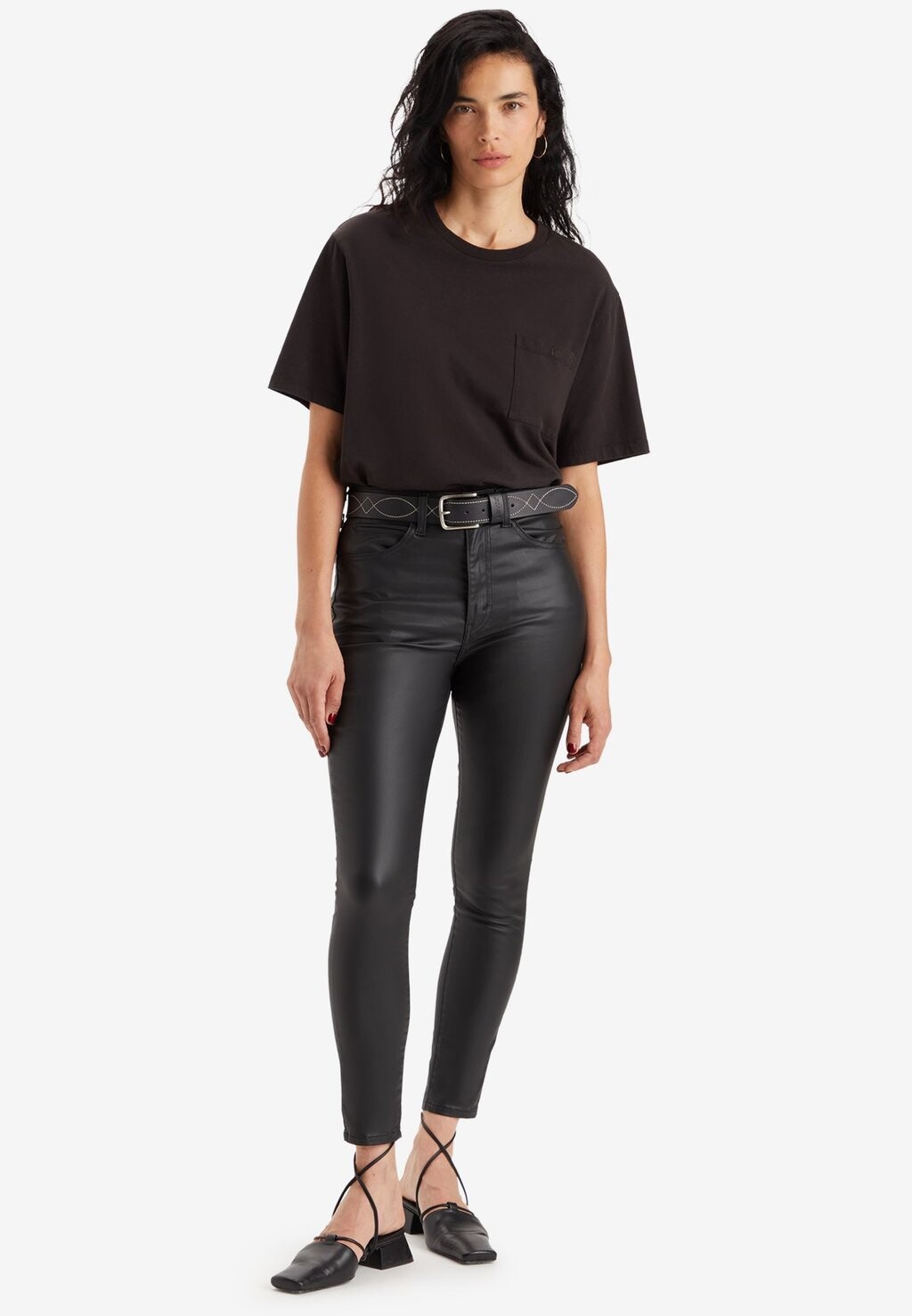 

Джинсы скинни Levi's, черный деним