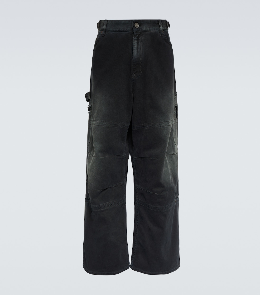 Хлопковые брюки-карго Balenciaga, черный