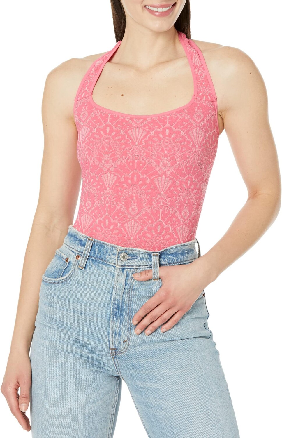 

Боди с любовью Free People, цвет Pom-Pom