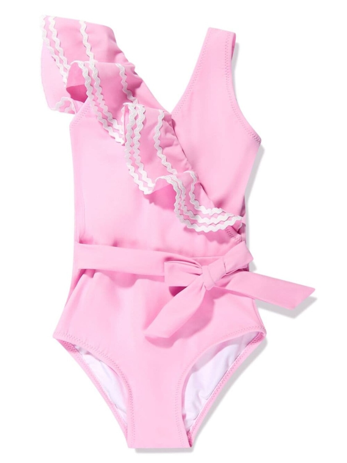 

Купальник с оборками Nessi Byrd Kids, розовый