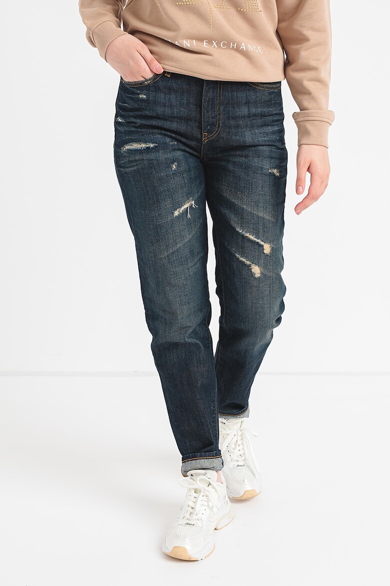 

Джинсы с потертым эффектом Armani Exchange, синий