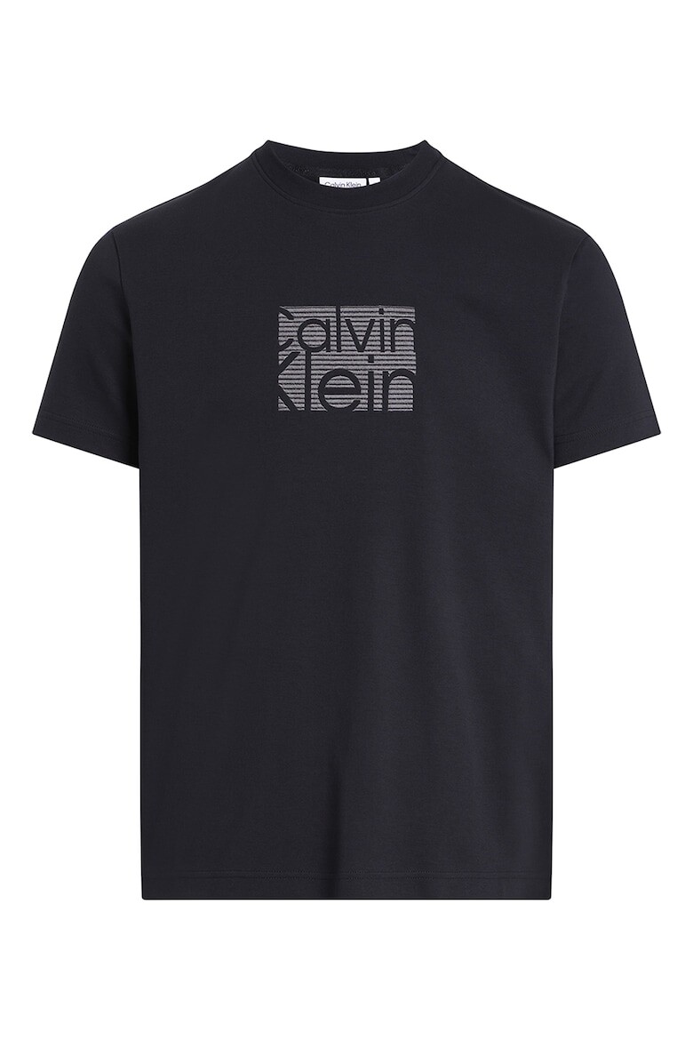 

Футболка из органического хлопка с логотипом Calvin Klein, черный
