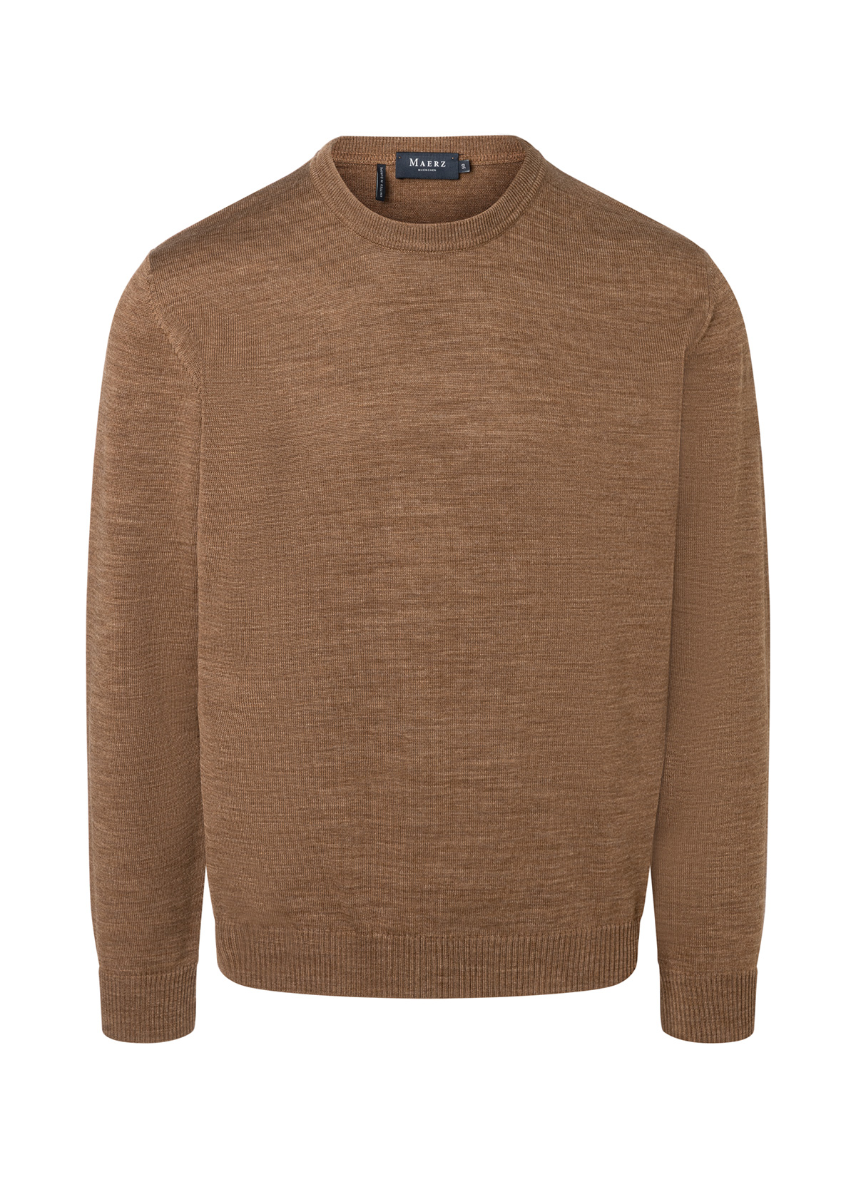 Пуловер März Rundhals Superwash Classic Fit, цвет Karamell
