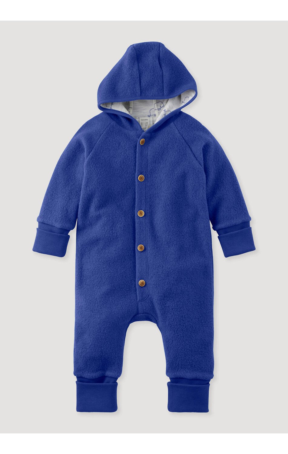 

Комбинезон Hessnatur Fleece Overall, цвет ultramarine