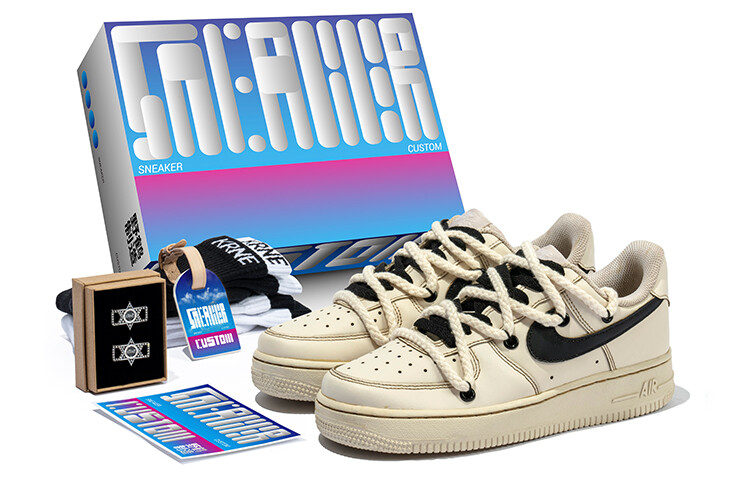 

Мужские кроссовки для скейтбординга Nike Air Force 1 Low, молочный