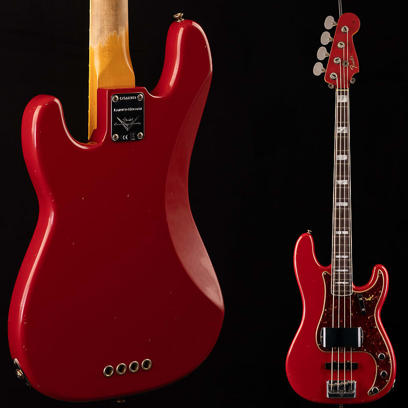 Басс гитара Fender Custom Shop LTD Precision Bass Special Journeyman Aged Dakota Red 989