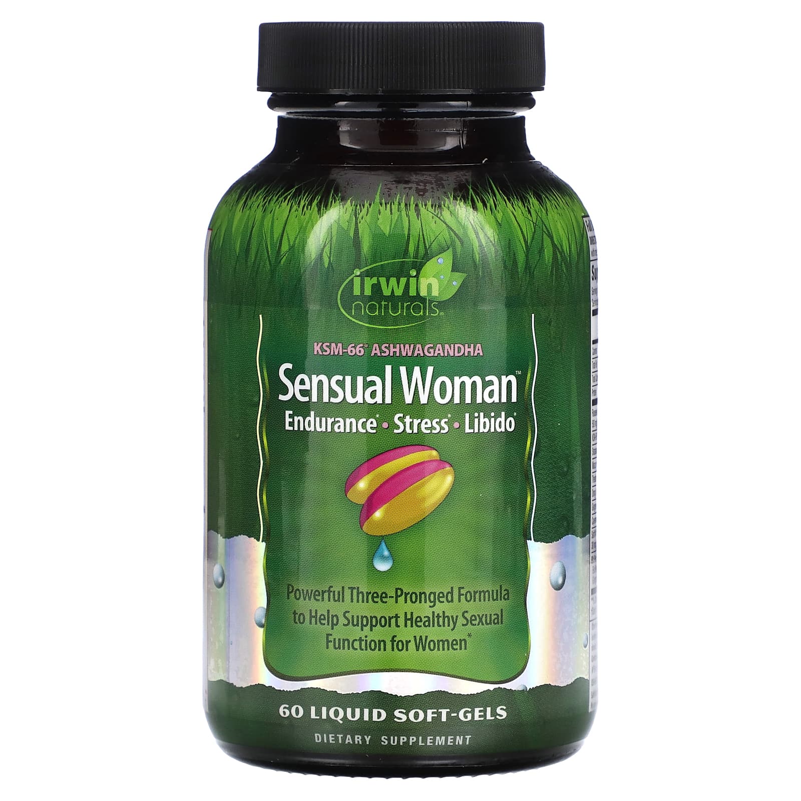 Irwin Naturals Sensual Women Endurance Stress Libido 60 мягких таблеток с жидкостью irwin naturals суперочищающее средство с ягодами асаи 60 мягких таблеток