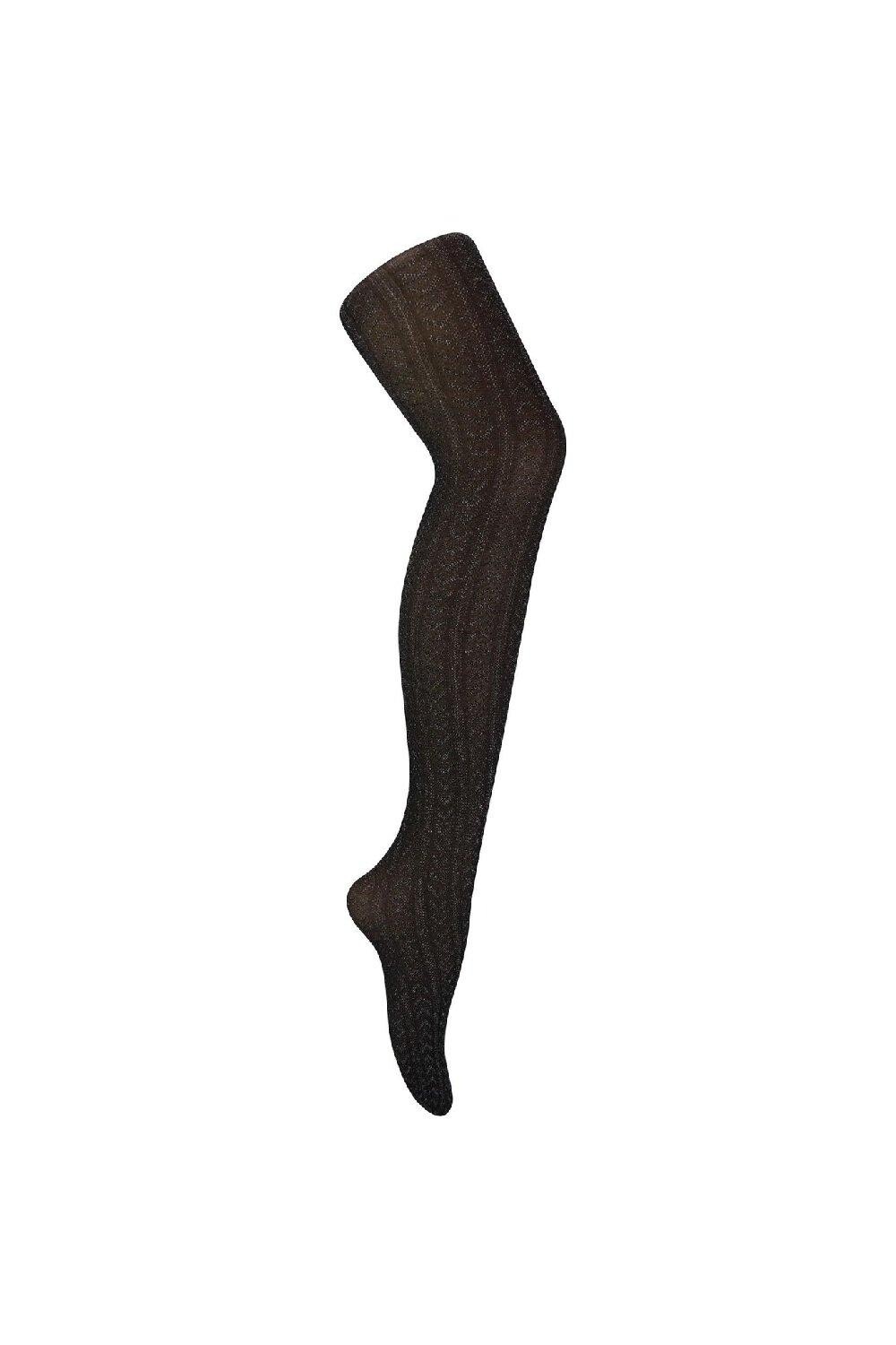 

Блестящие колготки с узором Sock Snob, серебро