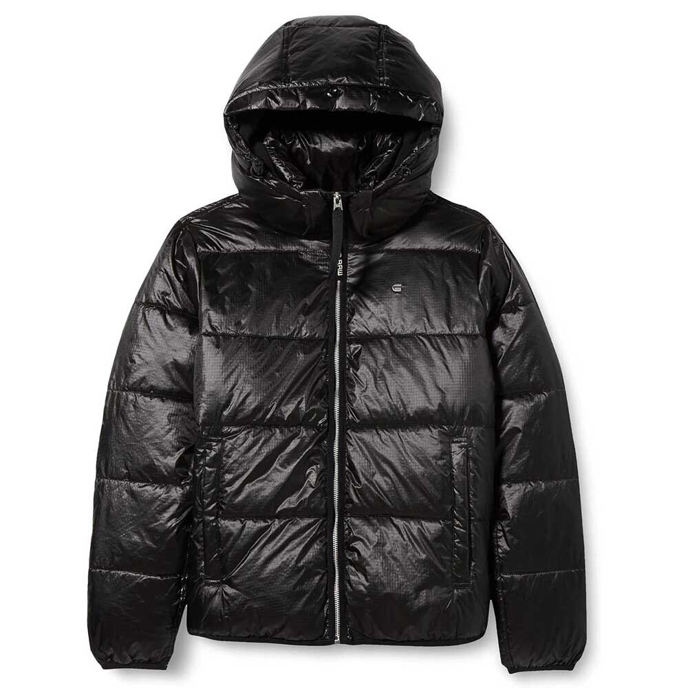 

Куртка G-Star Meefic Sundu Quiltedd Hoded Overshirt, черный