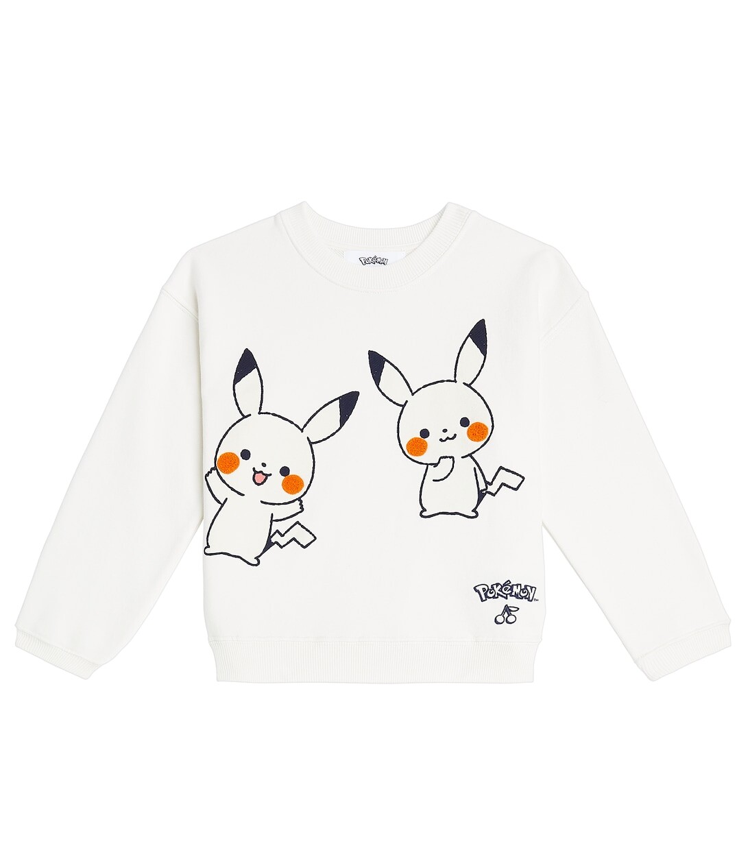 

Толстовка из коллаборации с Pokémon Tonino из хлопка с принтом Bonpoint, белый