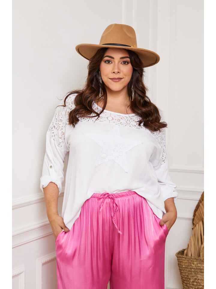 

Блуза Plus Size Company Montana, белый
